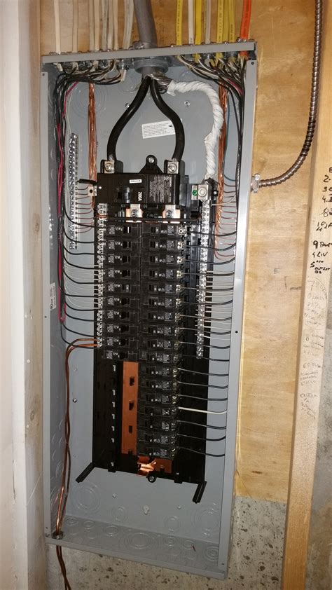 main elec panel 2x4 wall